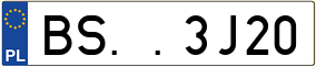 Truck License Plate
